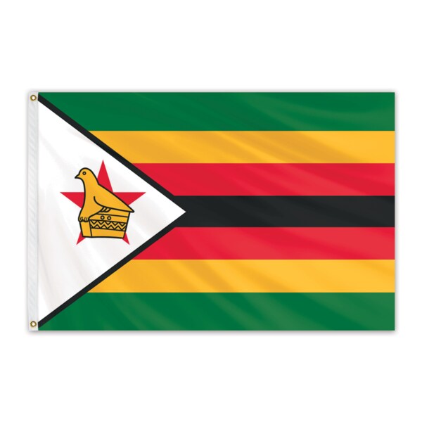 Global Flags Unlimited Zimbabwe Outdoor Nylon Flag 2'x3' 203322